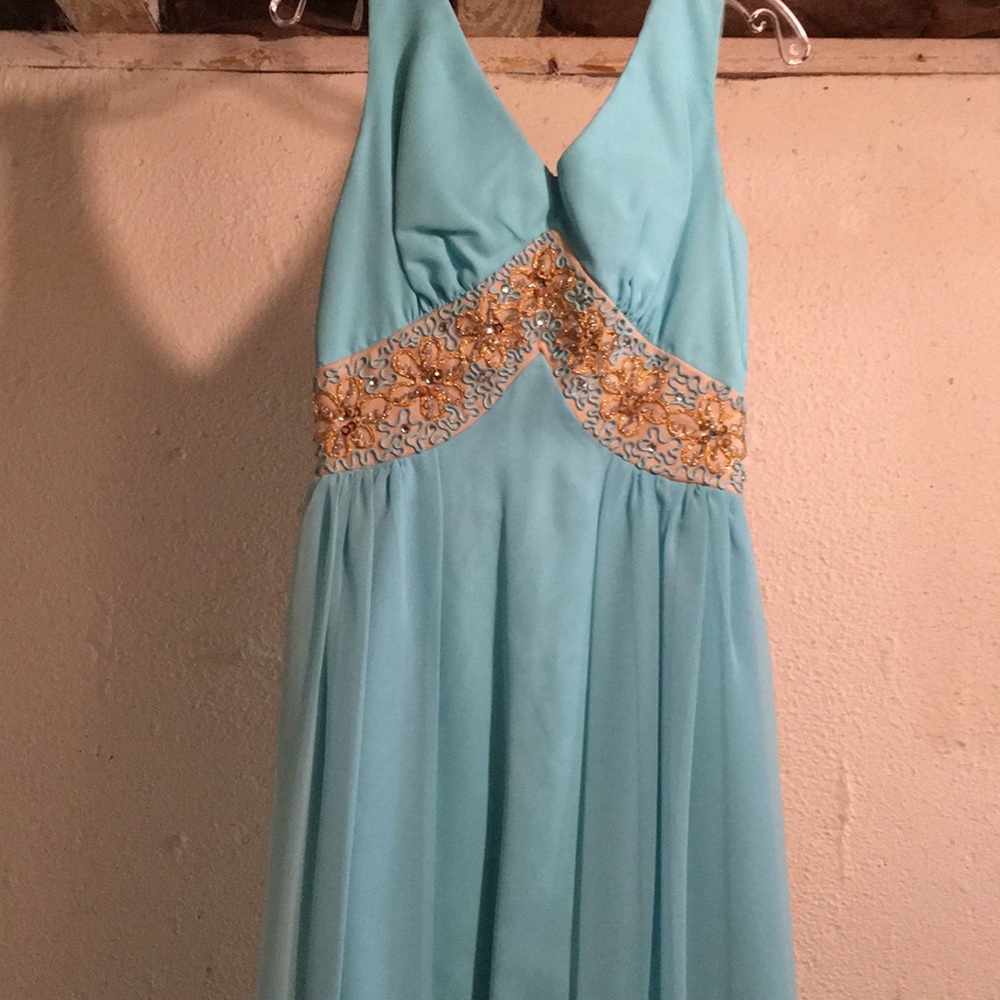 Vintage Dress Blue sequence